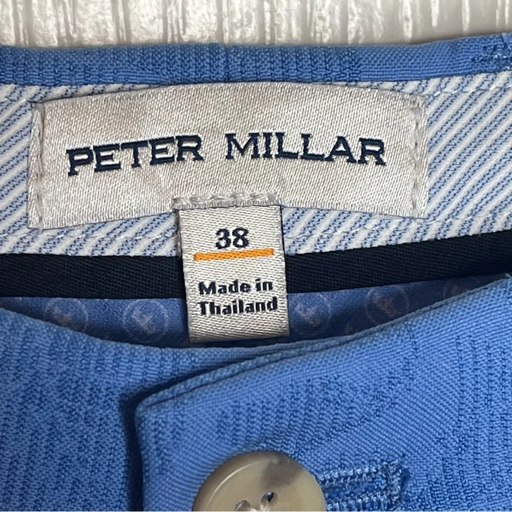 Peter Miller Blue Floral Tropical Golf Shorts Sz 38 BONN Sport